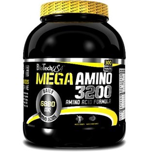 BioTech Mega Amino 3200, 300 tabs