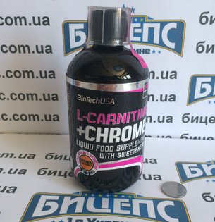 BioTech L-Carnitine 35000+Chrome Liquid, 500 ml