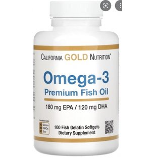 California gold nutrition omega-3 100 cap