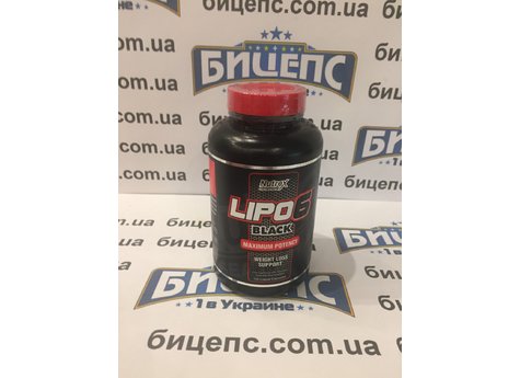 NUTREX Lipo 6 Black Extreme Potency - 120 caps
