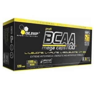 Olimp BCAA Mega Caps 1100 blister, (120 caps) 